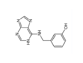 3-[(9H-嘌呤-6-基氨基)甲基]苯酚
